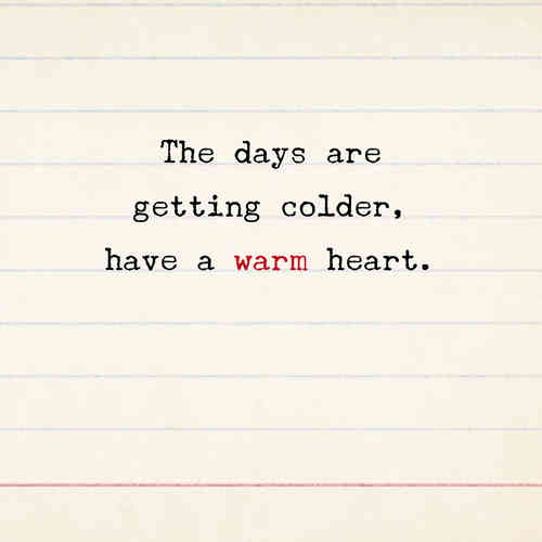 warm heart