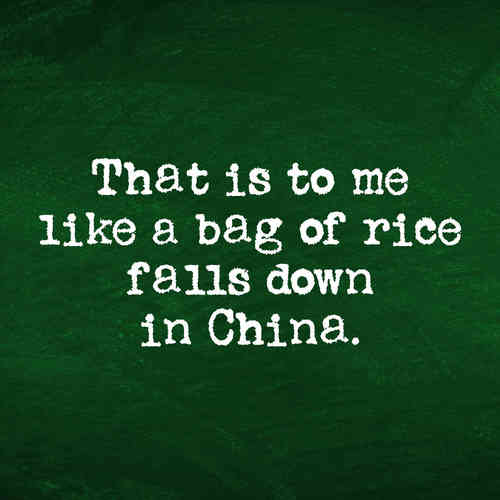 a bag of rice