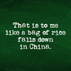 a bag of rice